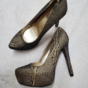 Sexy Lace Covered Stiletto Pumps